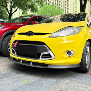 ชุดแต่งสปอยเลอร์หน้า Amp-Z สำหรับ Ford Fiesta Mk7 ปี 2008-2012 ลายคาร์บอนไฟเบอร์ ผิวด้าน - Product Image 1