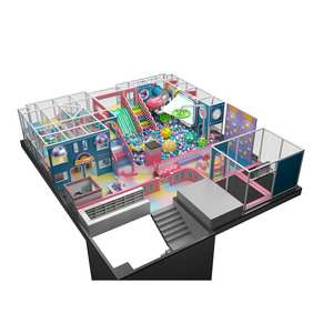 Équipement de terrain de jeu <span class=keywords><strong>intérieur</strong></span> personnalisable pour enfants Saturation élevée Vitalité Diapositives amusantes Piscine à - Product Image 1