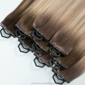 Extensiones de Cabello Humano Genius Hole Weft, Cabello Humano Ruso Invisible XO Hole Weft, Genius Butterfly Weft - Product Image 3