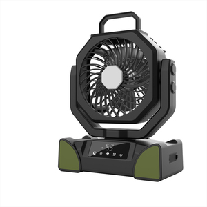 Ventilador Portátil de Mano con Pantalla Digital, Motor DC, Batería Recargable, 5W, Cuerpo de Plástico, Control Remoto, Humidificador con Rociador de Agua, Cinco Velocidades de Viento - Product Image 1
