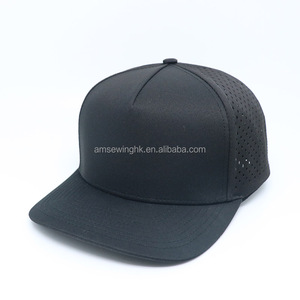High Quality 100% Polyester Oxford/Velour Fabric 5-Panel Design Your Own Baseball Hats Adjustable Solid/Dot Color - Product Image 3