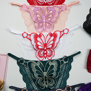 Intimo Femminile Ricorda il Marchio KeyWord, Slip Sexy a Vita Media con Bordi in Pizzo Ricamato, Traspirante - Product Image 2