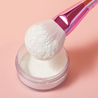GRACEDO 7 pièces Rose Poudré Poils Synthétiques Poignée Creuse Effilée Logo Personnalisé Marque Privée Professionnel Luxe Pinceau Éventail Correcteur