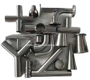 Vệ Sinh Thực Phẩm Cấp Phòng Thí Nghiệm Đồng Tâm Lập Dị Hàn Giảm Hình Nón Giảm Thép Không Gỉ Bằng Tee - Product Image 1