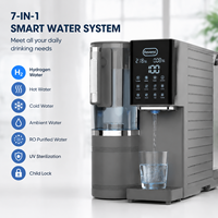 Distributeur d'eau intelligent de bureau, chaud et froid, à osmose inverse (RO), enrichi en hydrogène, avec filtre à eau alcaline instantanée chaude et froide