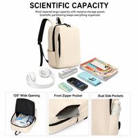 Mochila Multifuncional Impermeable para Portátil, de Poliéster, Diseño Minimalista, Casual, Universal, Multicapa, para Estudiantes
