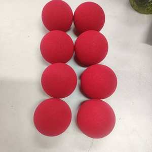 Bola Penggiling Busa Karet NBR Elastis Tinggi Merah untuk Anak-Anak, Spons Senyap untuk Latihan Poles, Anti-Guncangan, Dekoratif, Pemotongan Khusus - Product Image 4