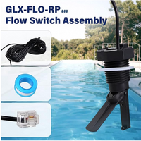 Capteur de débit liquide XK-FS-02 GLX-FLO-RP pour piscine avec câble de 15 pieds, compatible avec les systèmes à sel