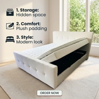 Lit à ressorts avec coffre de rangement à vérin à gaz, surmatelas et tête de lit – Fabrication OEM/ODM, Vente en gros, Fournisseur unique de meubles de chambre