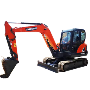 Excavadora Hidráulica Usada de Alta Calidad Doosan DX60 con Certificación CE, 6 Toneladas, de Segunda Mano, con Acoplador Rápido y Martillo Rompedor, Motor Doosan - Product Image 1