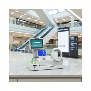 Estación de Trabajo Médica Portátil de Escritorio Huasheng, Kiosco de Autoservicio para Chequeos Médicos con Evaluación por IA, HS-S05 - Product Image 1