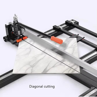 FYUN-D03 Machine de découpe manuelle portable pour carreaux de céramique et marbre, 1500-1800 mm, avec couteau laser, épaisseur 7-18 mm, angle 0-90°