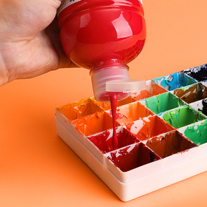 Forniture artistiche carta da imballaggio sciolta a base d'acqua media colore acrilico bambini bambini tempera paint - Product Image 3