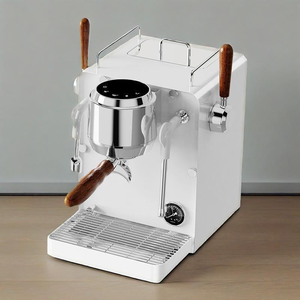 ماكينة إسبريسو نصف آلية متعددة الأغراض بنظام استخراج احترافي أبيض 58pro - Product Image 1