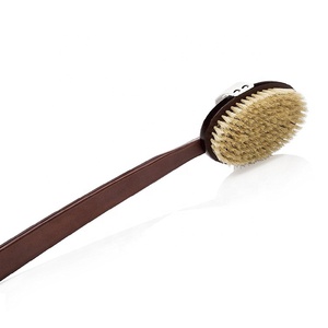 Wholesale OEM Custom Logo Long <strong>Handle</strong> Human Body <strong>Scrub</strong> <strong>Brush</strong> for Bath Provides Deep Cleansing and Comfortable Reach - Product Image 1