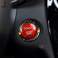Autocollant de garniture de bouton de démarrage et d'arrêt du moteur pour Mercedes Benz W204 W205 W212 C E Class Accessoires