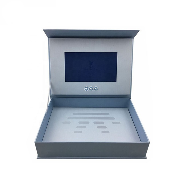 OEM ODM Customized 7.0 Inch LCD Digital Gift Video Player Brochure Card Box