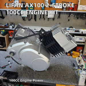 Nuevo Motor <span class=keywords><strong>Lifan</strong></span> <span class=keywords><strong>AX100</strong></span> de 2 Tiempos, 100CC, Encendido CDI, Refrigerado por Aire, 1 Cilindro, Compatible con el Kit de Motor Completo <span class=keywords><strong>AX100</strong></span> - Product Image 3