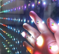 Pantalla LED de Cristal para Señalización Digital Interior, Píxeles de 6 mm, Color Completo, 1920x3840 Hz, Publicidad en Ascensores y Vehículos, Garantía de 1 Año