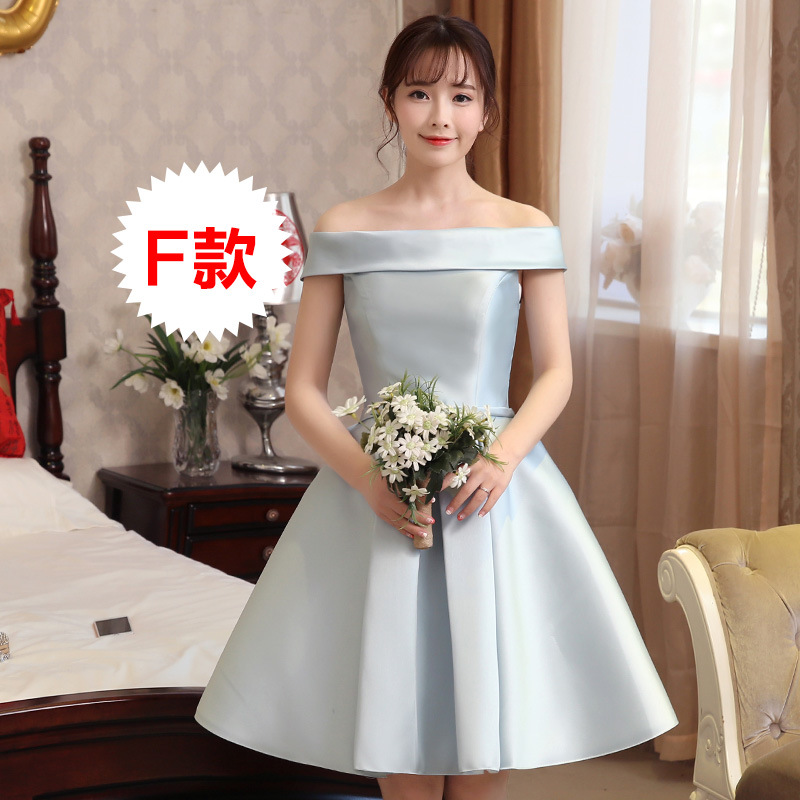 blue printed bridesmaid dresses Zapakasa Women White Blue Flower Off The Shoulder Long Bridesmaid Dress  with Ruffles Boho Chiffon Wedding Guest Dress