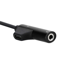 Câble adaptateur 2-en-1 USB-C vers jack 3,5 mm pour charge et appels téléphoniques – Offre Spéciale