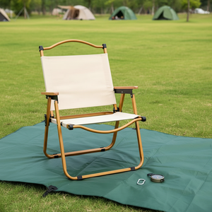 Chaise de <span class=keywords><strong>jardin</strong></span> <span class=keywords><strong>pliable</strong></span> en tissu Oxford, design moderne, robuste et portable, idéale pour les voyages et les pique-niques en extérieur – Vente chaude directe usine - Product Image 2