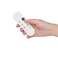 Nouvelle télécommande intelligente Google TV Streamer 2026, 13 touches, blanche, piles AAA, code d'apprentissage 433 MHz, avec boutons Netflix et YouTube