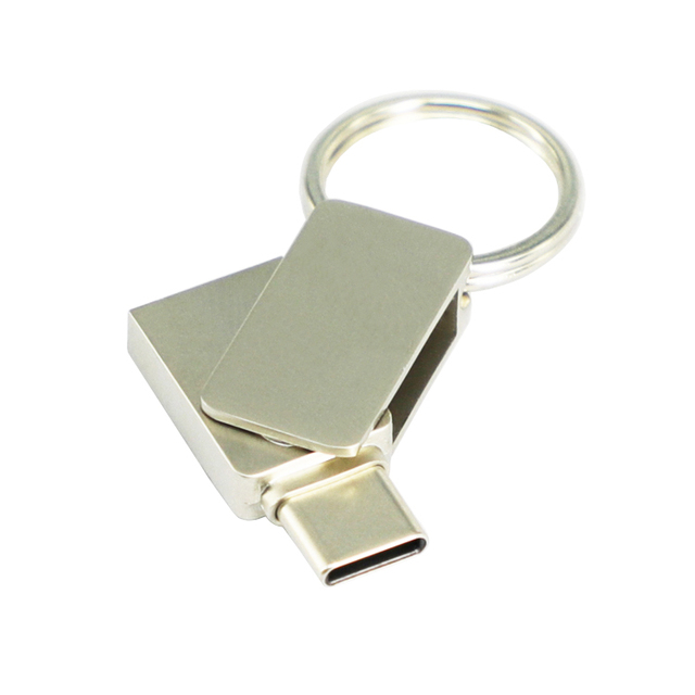 Custom Mini Size Dual Port Metal USB-C Usb for Smartphones/Computer/Laptop 2.0 8GB 16GB 32GB 64GB Type C Otg Flash Drive Usb