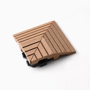 ขอบป้องกันมุมกระเบื้องปูพื้น WPC สีกาแฟ ขนาด 7.5*7.5*2.3 ซม. - Product Image 2