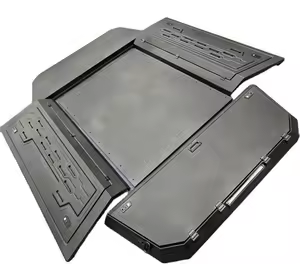 Cubierta Personalizable para Camioneta <span class=keywords><strong>4x4</strong></span>, Compatible con <span class=keywords><strong>Toyota</strong></span> <span class=keywords><strong>Tundra</strong></span> de 5.5 y 6.5 pies, de Aluminio/Acero con Ventanas de Vidrio - Product Image 6