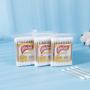 30 Cotons-tiges pour le <span class=keywords><strong>nettoyage</strong></span> quotidien des oreilles et la beauté, bâtonnets en coton de bouleau pour la maison - Product Image 2