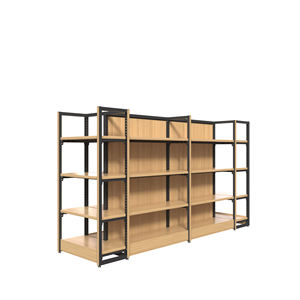 Espositore per negozio su misura in legno e metallo mini <span class=keywords><strong>market</strong></span> mart espositore per carta in vendita - Product Image 3