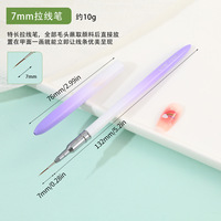 Manucure professionnelle dessin Liner stylo 5 pièces/ensemble Nail Art brosse Kolinsky acrylique ongles Liner brosse