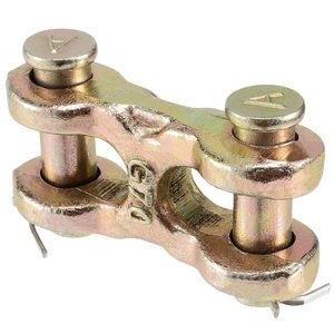 Double Clevis Multi-Size Stainless Steel Steel Zinc Plated Lifting Chain Coupler Connector for Automobile Repair - Product Image 1
