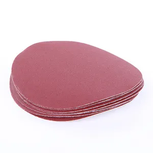 Aluminium Oxide Ronde Zand Papier Fiber Rood Schuurpapier 125Mm Schuren Disc 80Grit Schuren Papier Oem Obm Odm