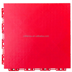 Parquet de patinage à roulettes <span class=keywords><strong>Tianshou</strong></span> PP avec panneaux emboîtables en plastique de 13 mm d'épaisseur - Product Image 1