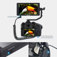 EEL WORLD F5 5 "DSLR-Kamera Feld monitor 4K HDMI E/A Full HD 1920x1080 IPS Neigung sarm Ausgangs leistung Großhändler