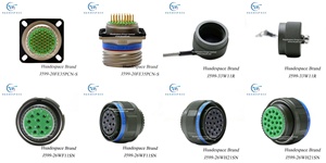 J599-20FJ42PCN-H (4-CF81411-01) MIL-DTL-D38999 42 broches contacts soudés D38999-20FJ42PCN-H connecteur Huadespace - Product Image 5