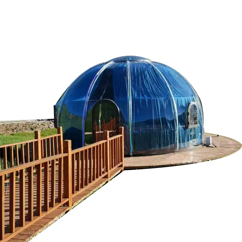 Overal Geïnstalleerd Outdoor Pc Dome House Transparante Ster Bubble Room Voor Accommodatie