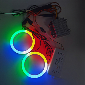 Anillos de Luz LED RGB Impermeables con Efecto de Persecución, Luces de Circulación Diurna LED, Ojos de Ángel para Faros Delanteros E46/E39/E38/E36 de 70/75/80/85/90/95/100/105 mm - Product Image 3