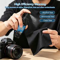 Nettoyant en spray pour objectif d'appareil photo OEM Premium Naturel - Écologique et Biodégradable pour tous les appareils électroniques, téléphones, téléviseurs et ordinateurs portables