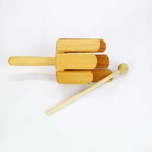 Orff Educación Temprana <span class=keywords><strong>Agogo</strong></span> Block Multi-Tone 8-Rhythm Tube Madera de Haya Ocho Tonos Fagot Tipo de Bolsa <span class=keywords><strong>Instrumento</strong></span> de Percusión - Product Image 3