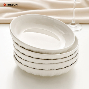 Porcelain Flower Design Plate and Bowl <b>Set</b> Hotel and Home Dinnerware Wholesale <b>Serving</b> <b>Dishes</b> for Restaurants - Product Image 3