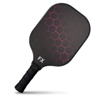 FX Fiberglas Pickleball Raketi Hafif PP Petek Özlü Raket, Yeni Başlayanlar, Yetişkinler ve Çocuklar için Özel Logolu
