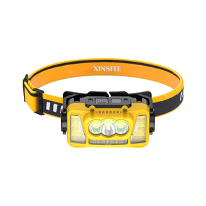 Lampe frontale LED rechargeable XINSITE avec capteur COB, longue portée, pour la pêche nocturne, le camping - Product Image 1