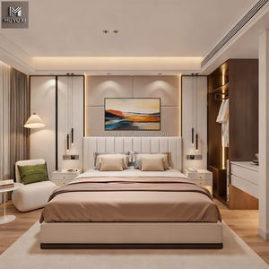 Juegos de Dormitorio Personalizados para <span class=keywords><strong>Hotel</strong></span> en Azul Fresco, con Cama King, Armario <span class=keywords><strong>y</strong></span> Escritorio, Muebles de <span class=keywords><strong>Hotel</strong></span> Confiables para Diseño de Habitaciones de <span class=keywords><strong>Hotel</strong></span> Costero - Product Image 2