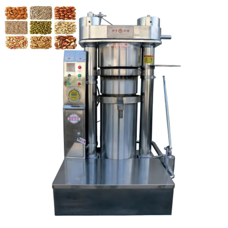 Presse à huile hydraulique commerciale presse à froid Machine à huile grande capacité colza arachides noix de cajou presse d'extraction d'huile