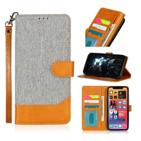 Coque de téléphone portable, étui à rabat de luxe avec revêtement en cuir, pour iPhone 13 Pro Max