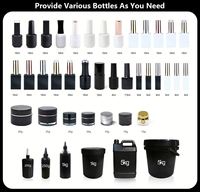 Kit de vernis à ongles en gel végétalien de 15 ml avec logo personnalisé, couleurs en gros, vernis à ongles en gel UV LED, marque privée, vernis à ongles en gel
