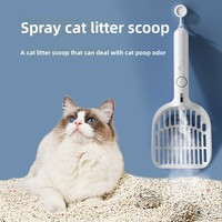 Pelle à litière pour chat rechargeable de qualité supérieure, type pulvérisateur, nettoyage automatique à une touche, pelle à déjections animales portable, vente en gros